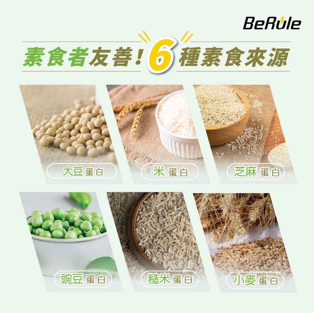 BeRule【大包裝】乳清蛋白粉 (堅果可可) 1KG裝